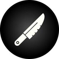 icono de línea de cuchillo vector