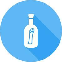 Scroll in Bottle Vector Icon