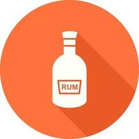 Bottle of Rum Vector Icon