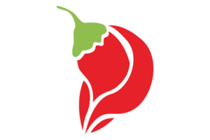 rojo chile logo icono en transparente antecedentes png