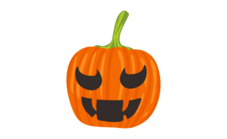 halloween pumpa huvud med transparent bakgrund png