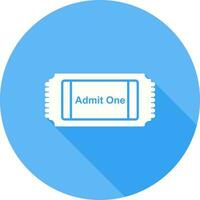 Movie Ticket Vector Icon