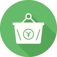 Yen Basket Vector Icon