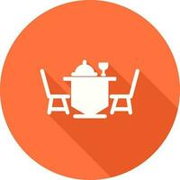 Dinner Table Vector Icon