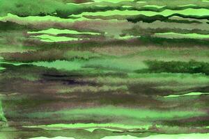 Striped green brown gradient watercolor photo