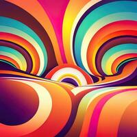 Retro groovy Gradient background photo