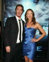 LOS ANGELES, NOV 9 - Eric Balfour, Scottie Thompson arrives at the  Skyline  World Premiere at Regal Theaters at LA Live on November 9, 2010 in Los Angeles, CA photo