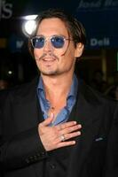 Johnny Depp arriving at the Public Enemies Premiere at the Manns Village Theater in Westwood CA on June 23 2009 2009 Kathy Hutchins Hutchins Photo