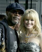 Samuel L Jackson  Kathryn Morris Resurrecting The Champ Premiere Beverly Hills CA Aug 22 2007 2007 Kathy Hutchins Hutchins Photo