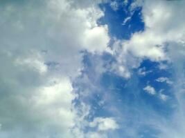 sky and White clouds photo