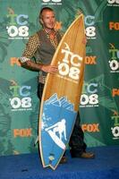 David Beckham in the press room after receiving an award at the Teen Choice Awards 2008 at the Universal Ampitheater at Universal Studios in Los Angeles CA August 3 2008 2008 photo