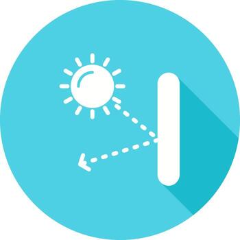 icono de vector de reflexión especular