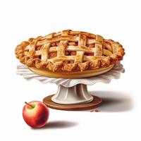 Apple pie fruit, Bake bread, photo