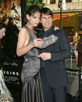 Katie Holmes Tom Cruise Premiere of Batman Begins Graumans Chinese Theater Los Angeles CA June 6 2005 photo