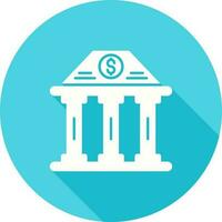 Bank Building Vector Icon