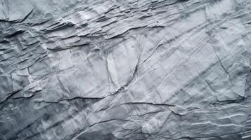 Texture of crumpled grey paper. Abstract background for design photo