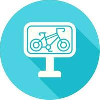 icono de vector de carril bici