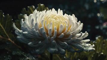The serenity of blooming flowers photo