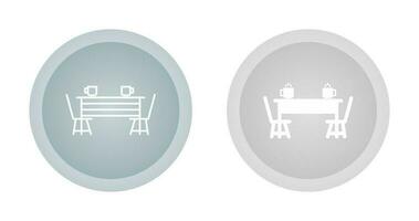 Dinner Table Vector icon