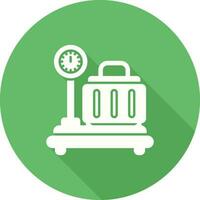 Luggage Scale Vector Icon