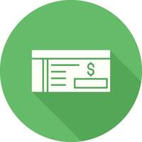 Bank Check Vector Icon