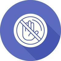 No Passing Vector Icon