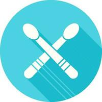 Drumsticks Vector Icon