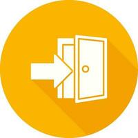 Exit Door Vector Icon