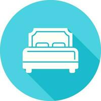 Hotel Bed Vector Icon