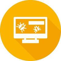 icono de vector de virus