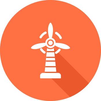 icono de vector de molino de viento