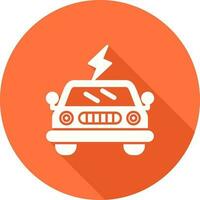 Electric Car Vector Icon