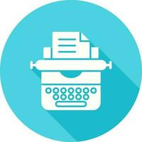 Typewriter Vector Icon