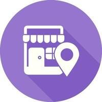 Shop Location Vector Icon