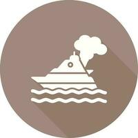 Ship Pollution Vector Icon