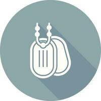 Army Dog Tag Vector Icon