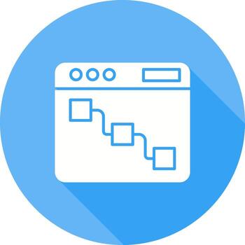 icono de vector de secuencia