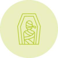 Mummy Line Icon vector
