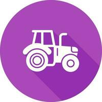 icono de vector de tractor