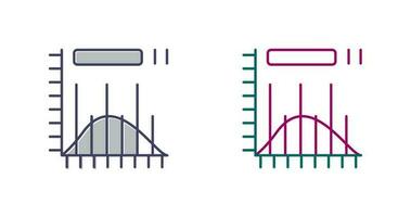 icono de vector de gráfico