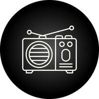 icono de vector de radio