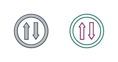 up and down Vector icon