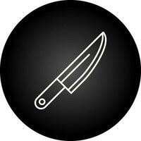 icono de vector de cuchillo