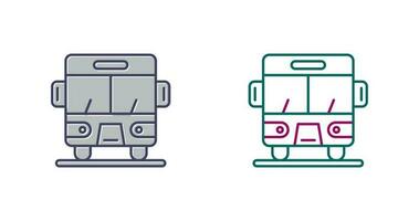 icono de vector de bus