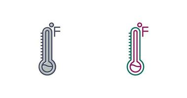 icono de vector de temperatura