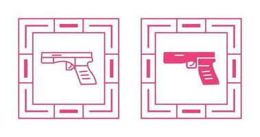 Gun Vector icon