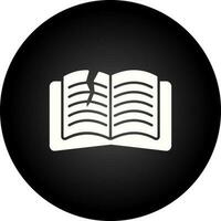 Teared Book Vector icon