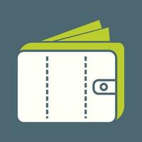 Money in wallet Vector Icon