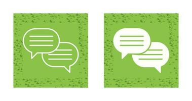 icono de vector de chat