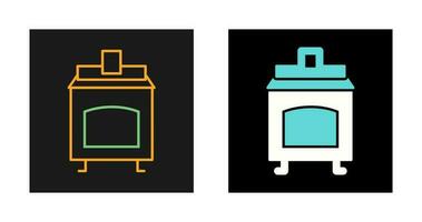 Coal Furnace Vector Icon